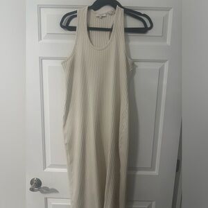 Vince ribbed white dress in XL